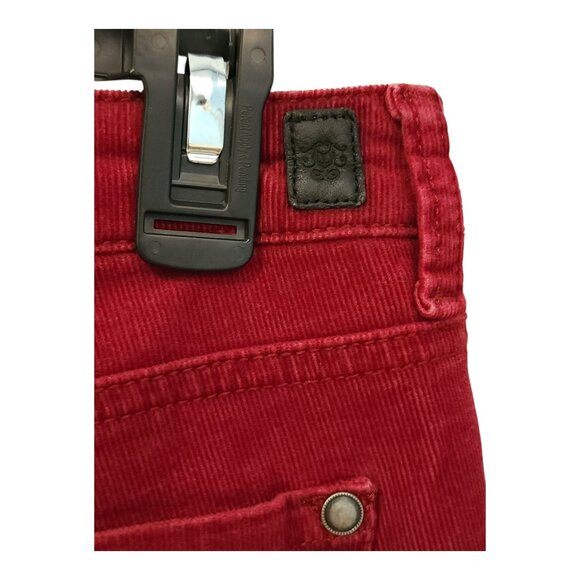 Women's Jessica Simpson Dark Red Forever Skinny Low Rise Corduroy Pants Size 30 - Picture 5 of 14